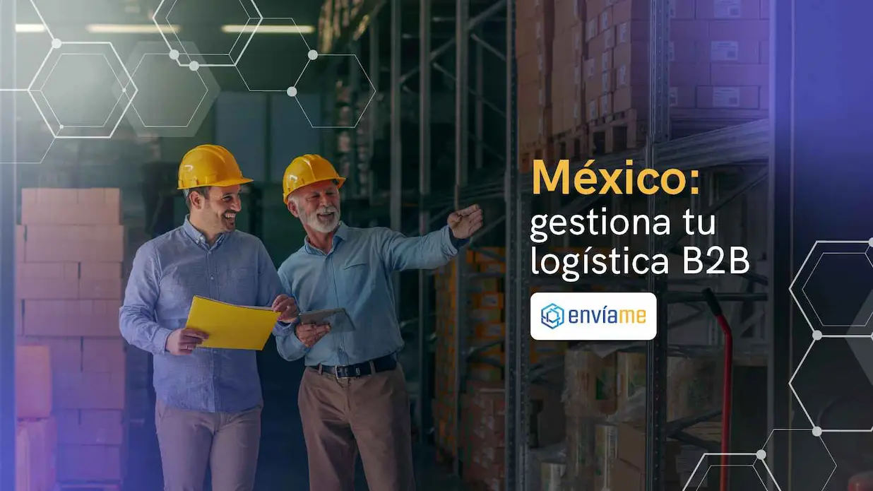 Conductor entregando paquetes en México